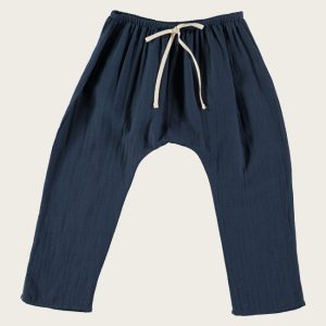 Pantalon large bleu – 1-2A