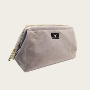 Trousse velours – gris