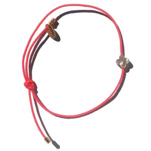 bracelet rose – fleur nacre