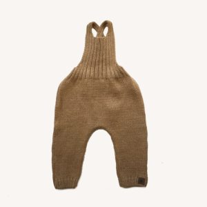 Combinaison en maille camel