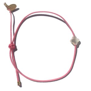 bracelet bois de rose – fleur nacre