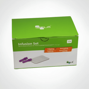 10 x Infusion sets (9 mm) pour pompe insuline Equil ( patch + cannule )
