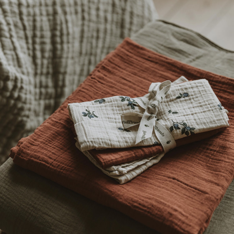 Set de 3 langes myrtille Blueberry – Image 4