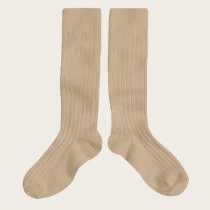Chaussettes Hautes Petite Taupe