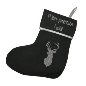 Botte “Mon Premier Noël” – gris