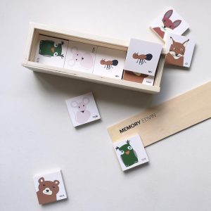 Jeu de mémo – animaux des bois