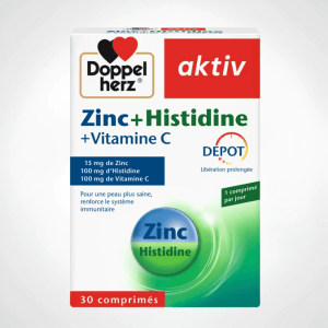 Aktiv Zinc + Histidine +Vitamine C DOPPELHERZ 30 comprimes