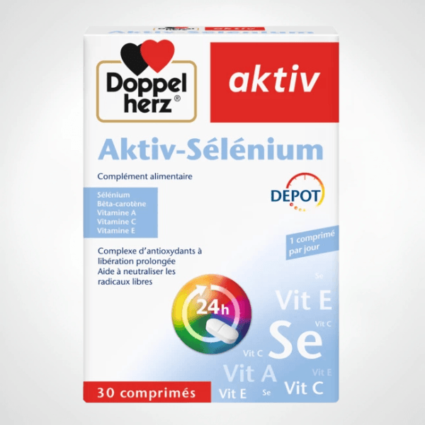 Aktiv Selenium DOPPELHERZ 30 comprimes