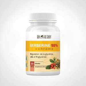 BIOHERBS BERBERINE 98% + CHROME 30 Gelules