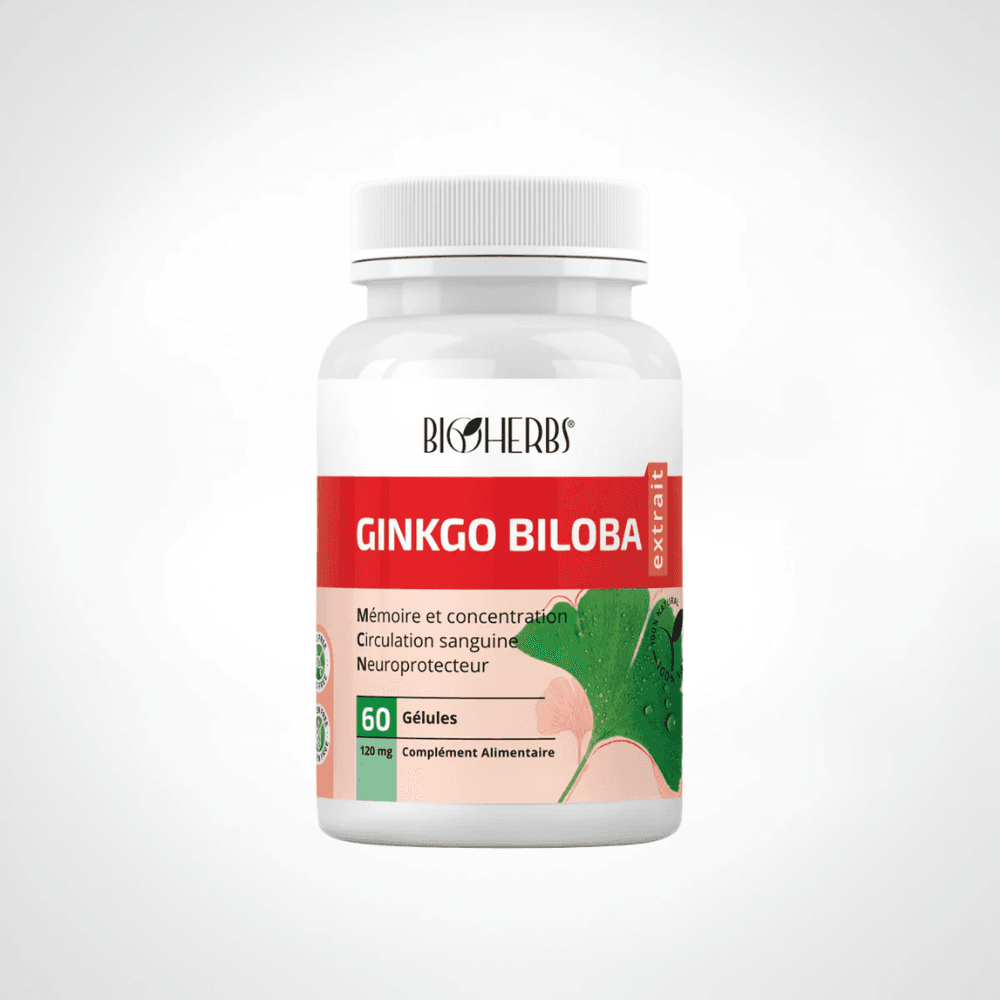 BIOHERBS GINKGO BILOBA 60 gélules
