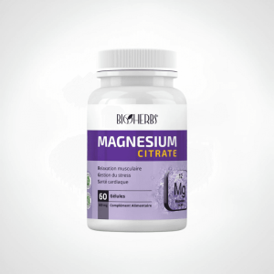 BIOHERBS MAGNÉSIUM CITRATE 60 GELULES