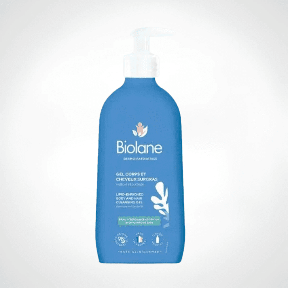 BIOLANE GEL CORPS ET CHEVEUX SURGRAS 350ML