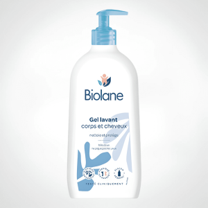 BIOLANE GEL LAVANT CORPS CHEVEUX 750ML