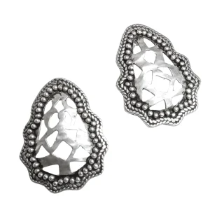 Silver Teardrops Earrings