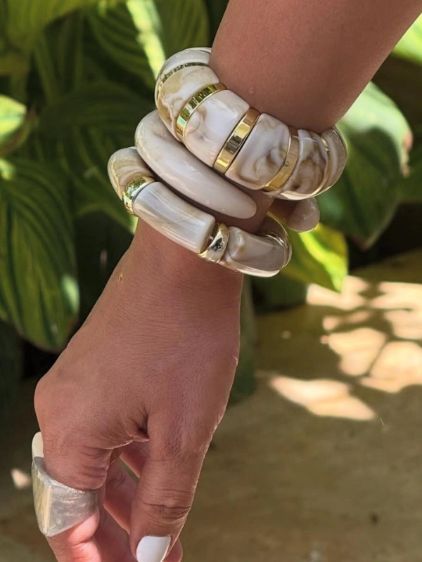 Bracelet Thin Lune Ivoiry – Image 3