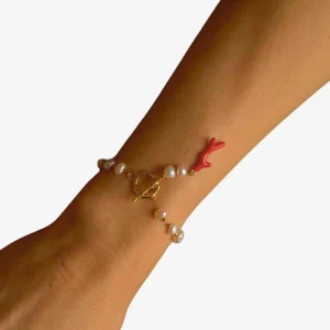 Bracelet en Perles Naturelles Blanches