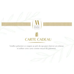 Carte Cadeau Hammam Ceremonial Berbère