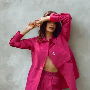 Chemise 2 en 1 rose – Vittoria