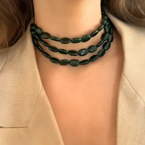 Collier Agate 3 en 1