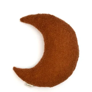 Coussin Lune Bouclette Terracotta