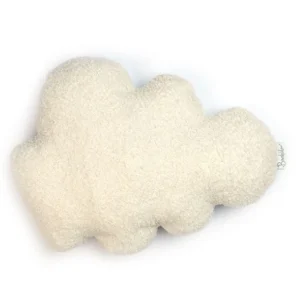 Coussin Nuage Bouclette Ivoire
