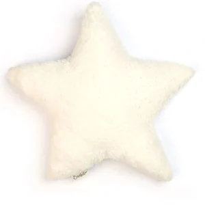 Coussin Etoile Sherpa Ivoire