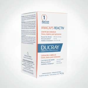 DUCRAY ANACAPS REACTIV CHEVEUX ONGLES 30 GELULES