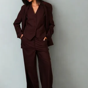 Pantalon MAISSA Burgundy