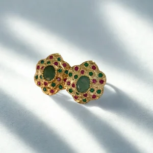 Boucles d’oreilles Fleur d’Atlas