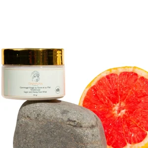 Gommage visage au sucre et au miel Pamplemousse