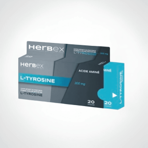 HERBEX L-TYROSINE 300MG 20 GELULES