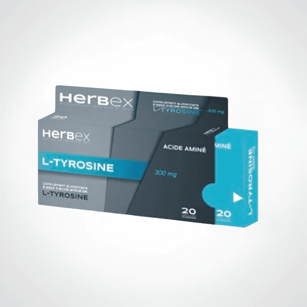 HERBEX L-TYROSINE 300MG 20 GELULES