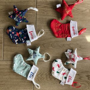 Etoile et Chaussette de noël