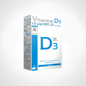 LV Vitamine D3 30 gélules