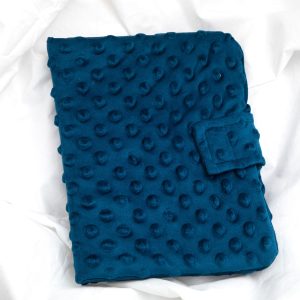 Protège carnet de santé bleu marine