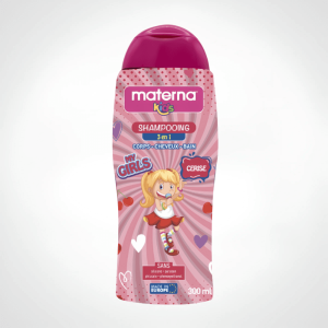 MATERNA KIDS SHAMPOOING 3EN1 GIRLS CERISE 300ML
