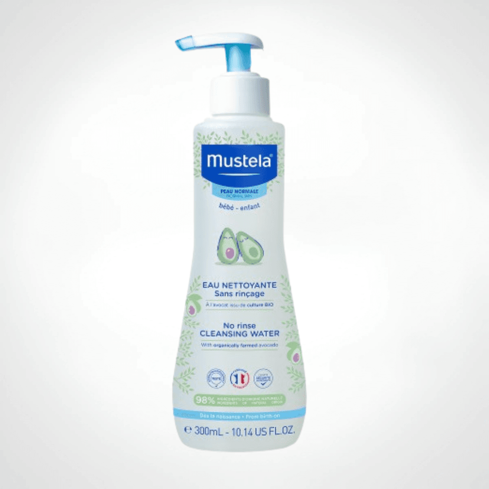 MUSTELA EAU NETTOYANT SANS RINCAGE VISAGE + SIEGE 300ML