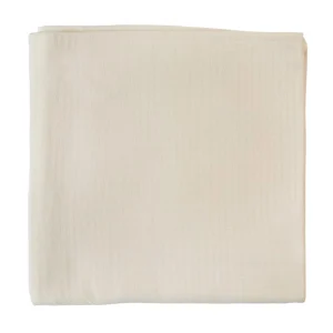 Maxi lange 100cm x 100cm Gaze Ivoire à carreaux