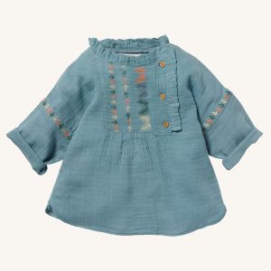 Blouse Noa – bleu céladon
