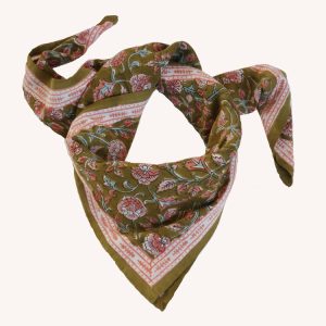Foulard Clématite – bois de rose