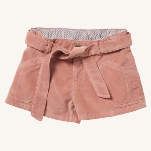 Short en velours Charms – bois de rose