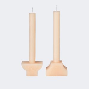 Duo de bougies PILAS abricot