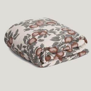 Couette matelassée gaze de coton “Pomme”