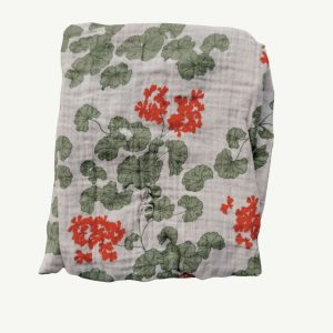 Housse de matelas à langer Géranium