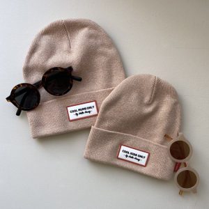 Bonnet Maman urban chiné nude