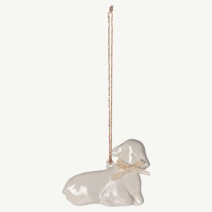 Petit agneau à suspendre – écru