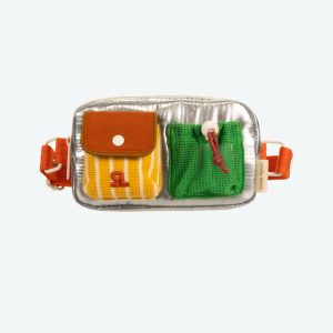 pochette vélo Better together metallic blue