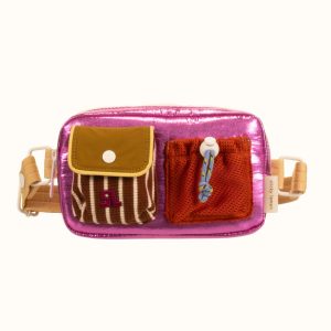 pochette vélo Better together metallic pink