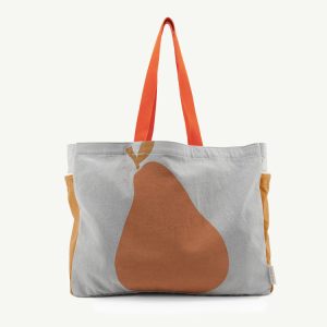 Cabas jeans imprimé poire | collection Farmhouse