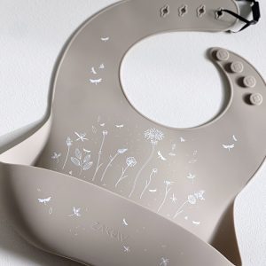 Bavoir silicone Au Jardin – argile